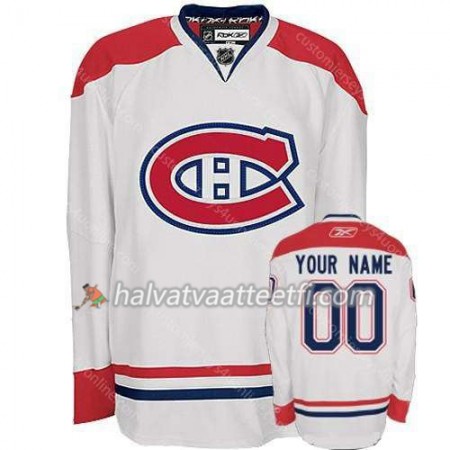 Reebok Naisten NHL Montreal Canadiens Pelipaita Custom Valkoinen Premier Vieras