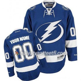 Reebok Miesten NHL Tampa Bay Lightning Pelipaita Custom Sininen Premier Koti