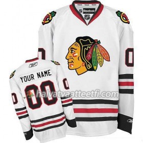 Reebok Miesten NHL Chicago Blackhawks Pelipaita Custom Valkoinen Premier Vieras