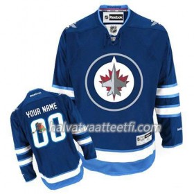 Reebok Miesten NHL Winnipeg Jets Pelipaita Custom Sininen Premier Koti