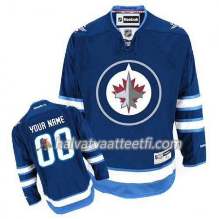 Reebok Miesten NHL Winnipeg Jets Pelipaita Custom Sininen Premier Koti Reebok Miesten NHL Winnipeg Jets Pelipaita Custom Sininen Premier Koti