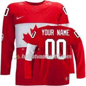 Reebok Naisten NHL Canada Team Pelipaita Custom Punainen Vieras 2014