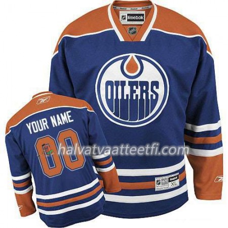 Reebok Naisten NHL Edmonton Oilers Pelipaita Custom Sininen Premier Koti Reebok Naisten NHL Edmonton Oilers Pelipaita Custom Sininen Premier Koti