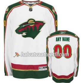Lasten NHL Minnesota Wild Pelipaita Custom Valkoinen Premier Vieras