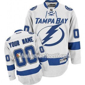 Lasten NHL Tampa Bay Lightning Pelipaita Custom Valkoinen Premier Vieras