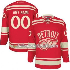 Reebok Naisten NHL Detroit Red Wings Pelipaita Custom Punainen 2014 Winter Classic