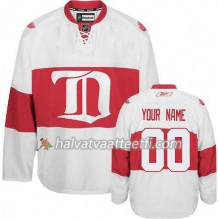 Lasten NHL Detroit Red Wings Pelipaita Custom Valkoinen Premier Kolmas