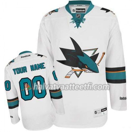 Reebok Naisten NHL San Jose Sharks Pelipaita Custom Valkoinen Premier Vieras Reebok Naisten NHL San Jose Sharks Pelipaita Custom Valkoinen Premier Vieras
