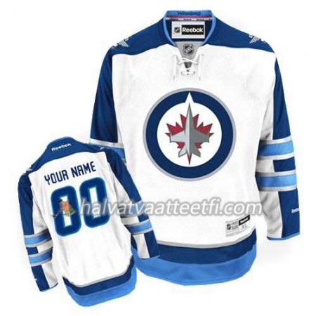 Reebok Miesten NHL Winnipeg Jets Pelipaita Custom Valkoinen Premier Vieras Reebok Miesten NHL Winnipeg Jets Pelipaita Custom Valkoinen Premier Vieras