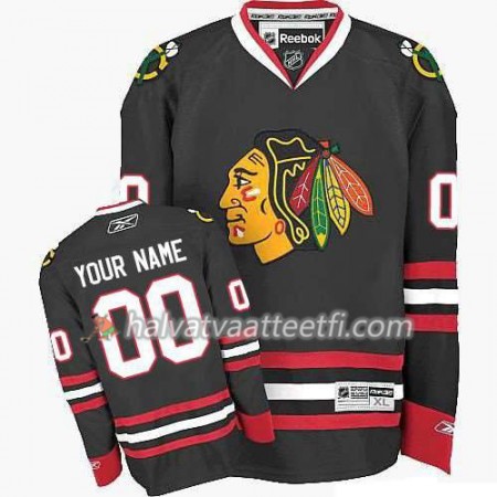 Reebok Miesten NHL Chicago Blackhawks Pelipaita Custom Musta Premier Kolmas Reebok Miesten NHL Chicago Blackhawks Pelipaita Custom Musta Premier Kolmas