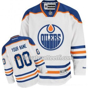 Reebok Naisten NHL Edmonton Oilers Pelipaita Custom Valkoinen Premier Vieras