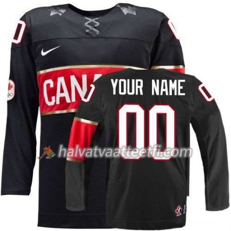 Lasten NHL Canada Team Pelipaita Custom Musta Kolmas 2014 Lasten NHL Canada Team Pelipaita Custom Musta Kolmas 2014