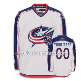 Reebok Naisten NHL Columbus Blue Jackets Pelipaita Custom Valkoinen Premier Vieras