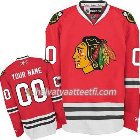 Lasten NHL Chicago Blackhawks Pelipaita Custom Punainen Premier Koti Lasten NHL Chicago Blackhawks Pelipaita Custom Punainen Premier Koti