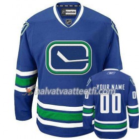 Reebok Naisten NHL Vancouver Canucks Pelipaita Custom Sininen Premier Kolmas