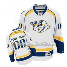 Reebok Miesten NHL Nashville Predators Pelipaita Custom Valkoinen Premier Vieras