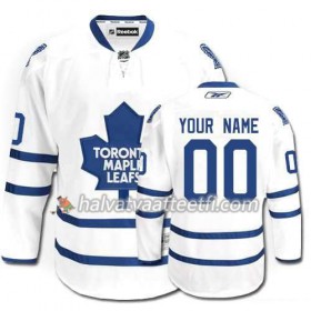 Reebok Naisten NHL Toronto Maple Leafs Pelipaita Custom Valkoinen Premier Vieras