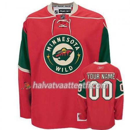 Reebok Naisten NHL Minnesota Wild Pelipaita Custom Punainen Premier Koti