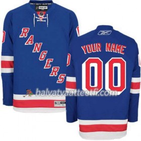 Reebok Miesten NHL New York Rangers Pelipaita Custom Sininen Premier Koti