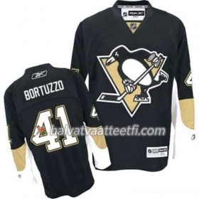 Reebok Miesten NHL Pittsburgh Penguins Pelipaita Robert Bortuzzo 41 Musta Koti