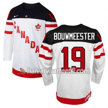 Reebok Miesten NHL Premier Olympic-Canada Team Pelipaita Jay Bouwmeester #19 100th Anniversary Valkoinen Paita Reebok Miesten NHL Premier Olympic-Canada Team Pelipaita Jay Bouwmeester #19 100th Anniversary Valkoinen Paita