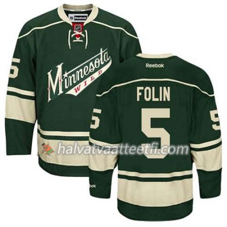 Reebok Miesten NHL Minnesota Wild Pelipaita Christian Folin #5 Kolmas Vihreä Reebok Miesten NHL Minnesota Wild Pelipaita Christian Folin #5 Kolmas Vihreä