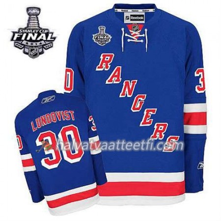 Reebok Miesten NHL New York Rangers Pelipaita Henrik Lundqvist #30 Koti Sininen 2014 Stanley Cup Reebok Miesten NHL New York Rangers Pelipaita Henrik Lundqvist #30 Koti Sininen 2014 Stanley Cup