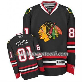Reebok Miesten NHL Chicago Blackhawks Pelipaita Marian Hossa #81 Kolmas Musta