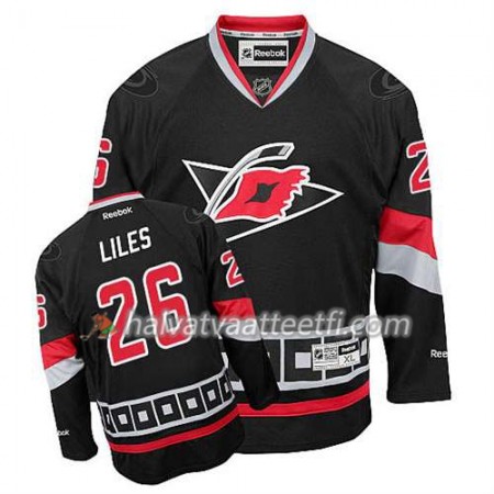 Reebok Miesten NHL Carolina Hurricanes Pelipaita John-Michael Liles #26 Kolmas Musta