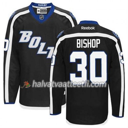 Reebok Miesten NHL Tampa Bay Lightning Pelipaita Ben Bishop #30 Kolmas Musta Reebok Miesten NHL Tampa Bay Lightning Pelipaita Ben Bishop #30 Kolmas Musta