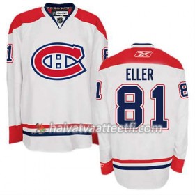 Reebok Miesten NHL Montreal Canadiens Pelipaita Lars Eller #81 Vieras Valkoinen