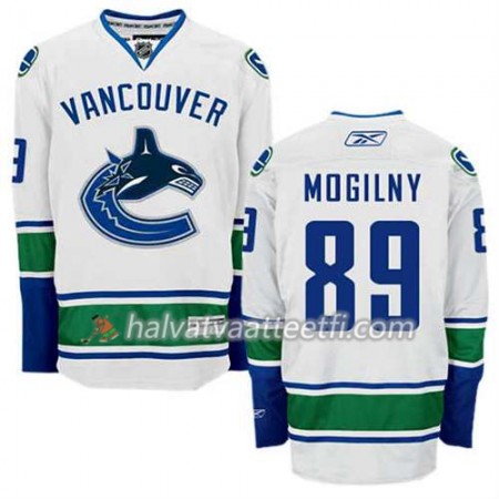 Reebok Miesten NHL Vancouver Canucks Pelipaita Alexander Mogilny #89 Vieras Valkoinen Reebok Miesten NHL Vancouver Canucks Pelipaita Alexander Mogilny #89 Vieras Valkoinen