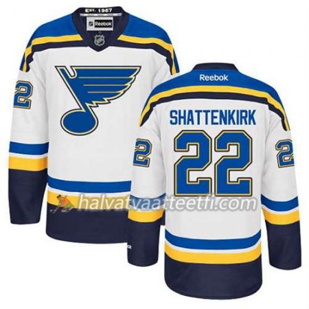 Reebok Miesten NHL St. Louis Blues Pelipaita Kevin Shattenkirk #22 Vieras Valkoinen Reebok Miesten NHL St. Louis Blues Pelipaita Kevin Shattenkirk #22 Vieras Valkoinen