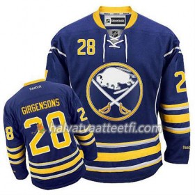 Reebok Miesten NHL Buffalo Sabres Pelipaita Zemgus Girgensons #28 Koti Sininen
