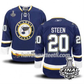 Reebok NHL St. Louis Blues Pelipaita Alexander Steen #20 Sininen Kolmas 2016 Stanley Cup