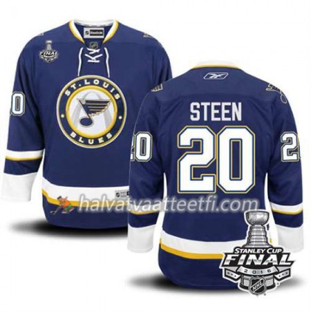 Reebok NHL St. Louis Blues Pelipaita Alexander Steen #20 Sininen Kolmas 2016 Stanley Cup Reebok NHL St. Louis Blues Pelipaita Alexander Steen #20 Sininen Kolmas 2016 Stanley Cup