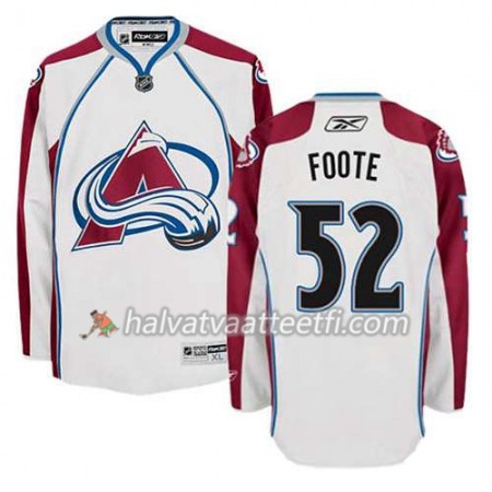 Reebok Miesten NHL Colorado Avalanche Pelipaita Adam Foote #52 Vieras Valkoinen Reebok Miesten NHL Colorado Avalanche Pelipaita Adam Foote #52 Vieras Valkoinen