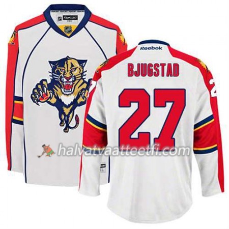 Reebok Miesten NHL Florida Panthers Pelipaita Nick Bjugstad #27 Vieras Valkoinen Reebok Miesten NHL Florida Panthers Pelipaita Nick Bjugstad #27 Vieras Valkoinen