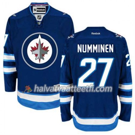Reebok Miesten NHL Winnipeg Jets Pelipaita Teppo Numminen #27 Koti Sininen Reebok Miesten NHL Winnipeg Jets Pelipaita Teppo Numminen #27 Koti Sininen