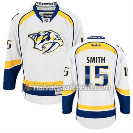 Reebok Miesten NHL Nashville Predators Pelipaita Craig Smith #15 Vieras Valkoinen