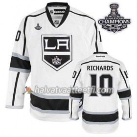 Reebok Miesten NHL Los Angeles Kings Pelipaita Mats Zuccarello #10 Vieras Valkoinen 2014 Stanley Cup