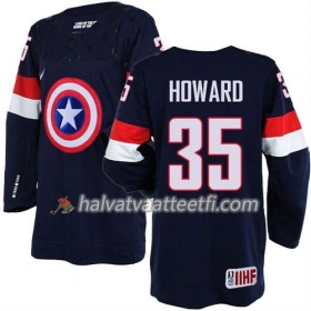 Reebok Miesten NHL Premier Olympic-USA Team Pelipaita Jimmy Howard #35 Sininen Paita