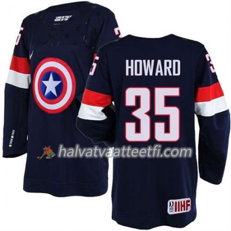 Reebok Miesten NHL Premier Olympic-USA Team Pelipaita Jimmy Howard #35 Sininen Paita Reebok Miesten NHL Premier Olympic-USA Team Pelipaita Jimmy Howard #35 Sininen Paita