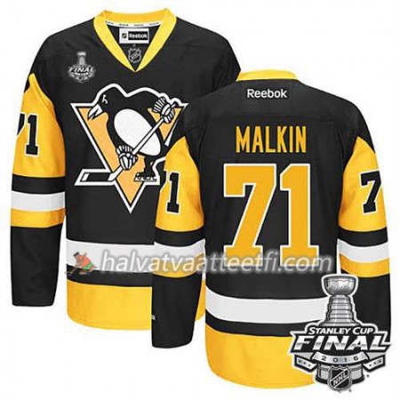 Reebok NHL Pittsburgh Penguins Pelipaita Evgeni Malkin #71 Kolmas 2016 Stanley Cup Reebok NHL Pittsburgh Penguins Pelipaita Evgeni Malkin #71 Kolmas 2016 Stanley Cup