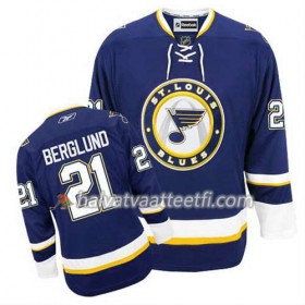 Reebok Miesten NHL St. Louis Blues Pelipaita Patrik Berglund #21 Kolmas Sininen