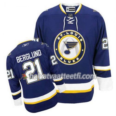 Reebok Miesten NHL St. Louis Blues Pelipaita Patrik Berglund #21 Kolmas Sininen