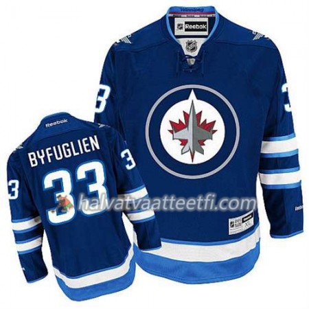 Reebok Miesten NHL Winnipeg Jets Pelipaita Dustin Byfuglien #33 Koti Sininen