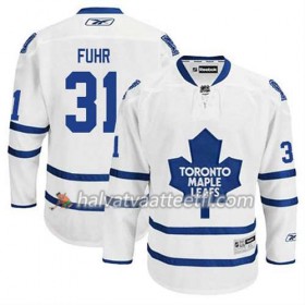 Reebok Miesten NHL Toronto Maple Leafs Pelipaita Grant Fuhr #31 Vieras Valkoinen
