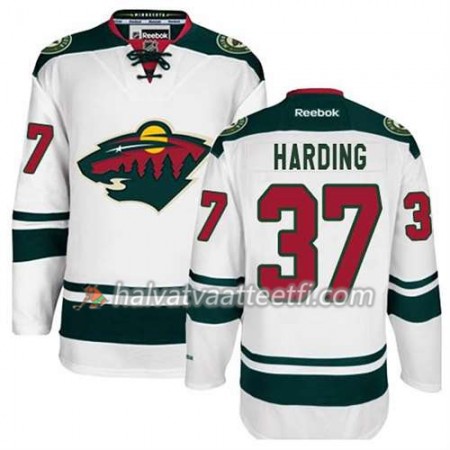 Reebok Miesten NHL Minnesota Wild Pelipaita Josh Harding #37 Vieras Valkoinen Reebok Miesten NHL Minnesota Wild Pelipaita Josh Harding #37 Vieras Valkoinen
