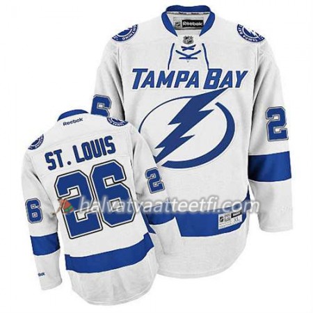 Reebok Miesten NHL Tampa Bay Lightning Pelipaita Martin St. Louis #26 Vieras Valkoinen Reebok Miesten NHL Tampa Bay Lightning Pelipaita Martin St. Louis #26 Vieras Valkoinen